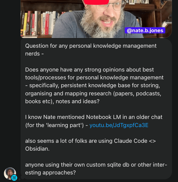 Nate B Jones community