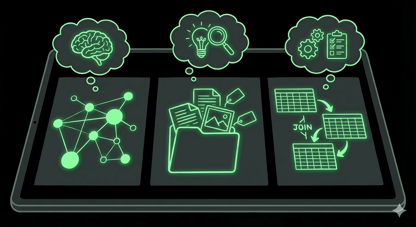 Knowledge storage options